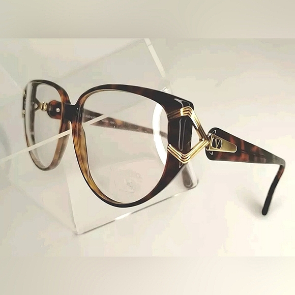 Valentino Tortoise Gold Eyeglasses Frames V164 518 130 - Picture 1 of 13